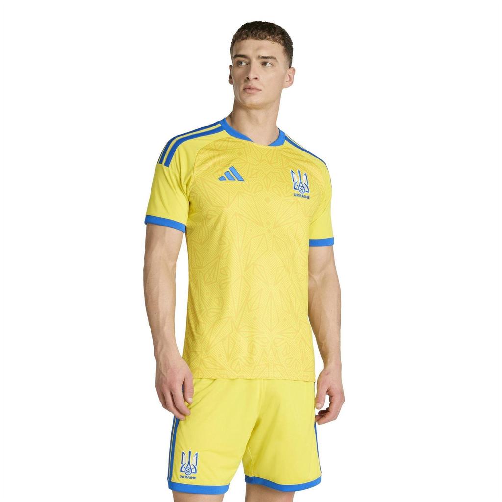 adidas Mens World Cup 2026 Ukrainian Football Federation Home Shirt