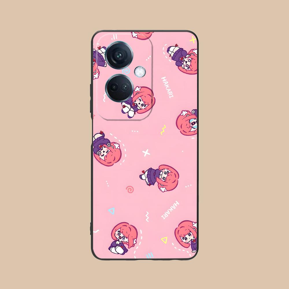Anime Hakari Hanazono Matte TPU Mobile Phone Case for OPPO Reno 14 13 12 11 10 9 8 7 6 5 F T Pro 5G Colorful Printing Cover