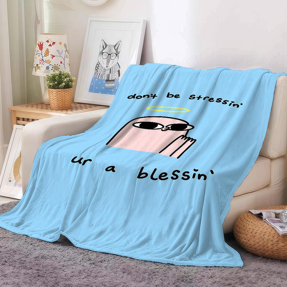 

Cartoon Cute K-ketnipz Blanket Warm And Soft Suitable For Bedroom Living Room Sofa Bed Office Travel Camping 30x40in
