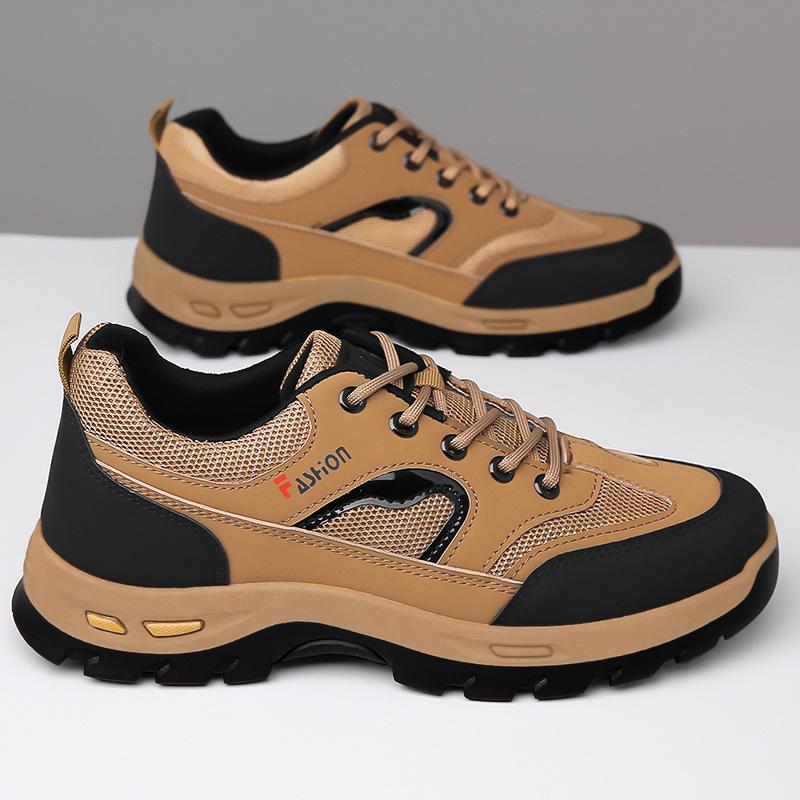 2025 Hiking Shoes New Lightweight Deodorant Hiking Shoes Waterproof and Wear-resistant Climbing Shoes Men's Non-slip and Anti-collision Outdoor Shoes