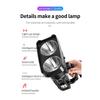 2*XHP50 Super Bright LED Camping Spotlight Fishing Flashlights with Side Light Waterproof Floodlight USB Rechargeable Flashlight