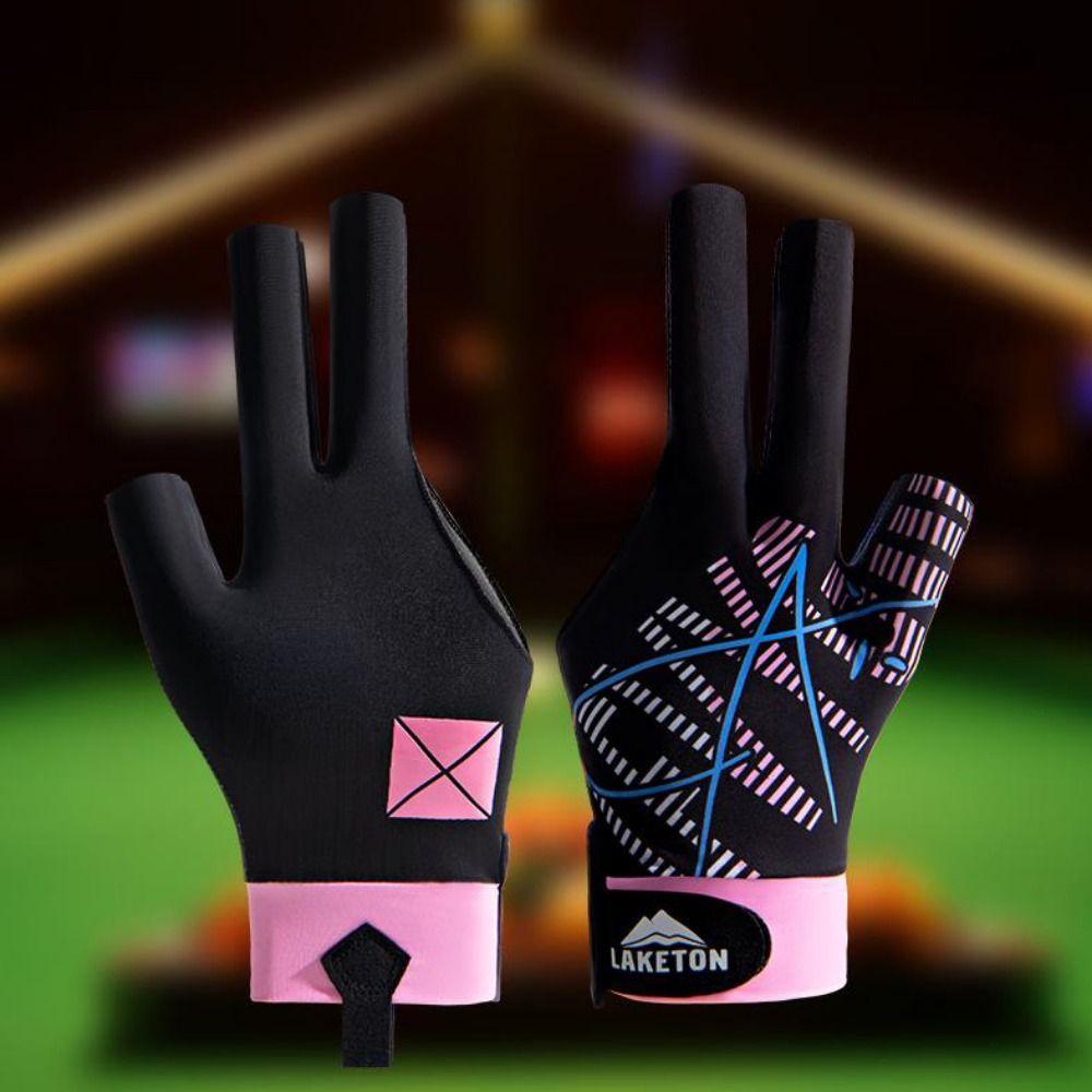 Three Finger Snooker Glove Left Hand Three Cut Gloves Pool Table Accessories