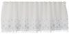 Sunny Day Fabric Cafe 125cm Wide X 45cm Liz Embroidered with Short Length Curtain, Blue, Approx. Long, Beads,