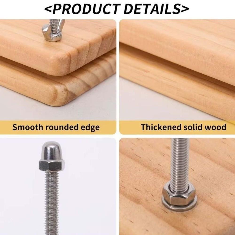 Pad Receipt Wood Book Press Can Used A4 Paper Book Press Binding Machine  Student