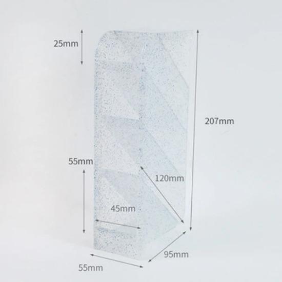 Barevný kreativní multifunkční 4 přihrádkový stolní organizér držák na pera úložný box na make-up školní kancelářské doplňky papírnictví