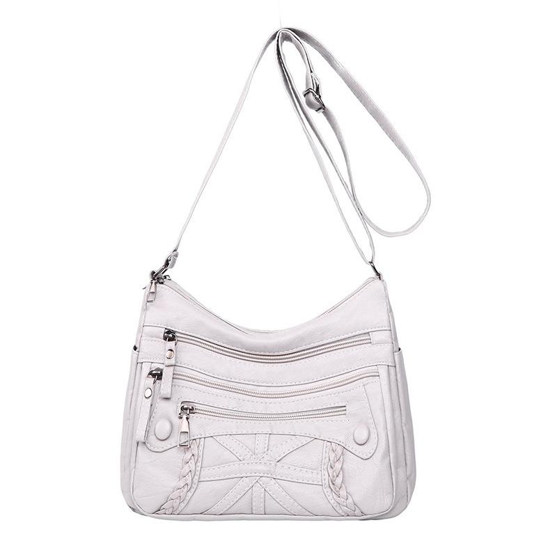 Casual Versatile Multi Pocket Single Shoulder Diagonal Cross Bag