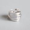 BF CLUB 925 Sterling Rings for Women Fashion Geometric Handmade Irregular Gold StarRing Simple Fine Jelwery Party Christmas Gift