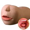 Realistic Oral 3D Deep Throat with Tongue Teeth Artificial Vagina Male Masturbator Realistic Pussy Oral Sex Toys for Men