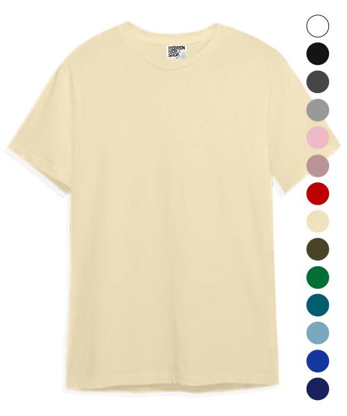 REBRENNER 20-Count Plain Crew Neck Short Sleeve T-Shirt 14 Colors (Type A)