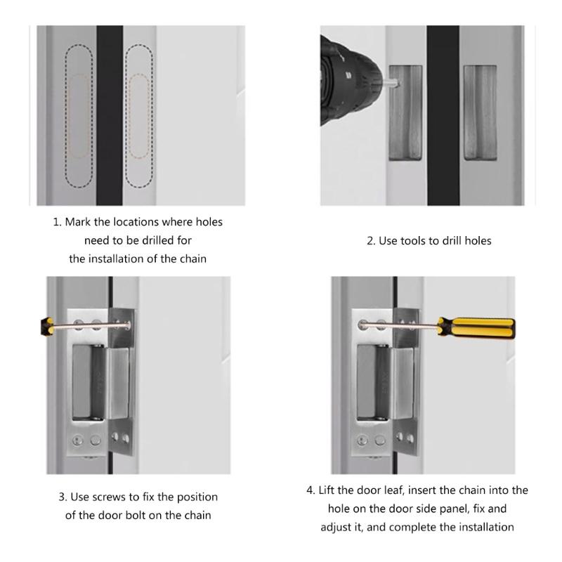 Quiet Door Latches with Strikes Plate Adjustable Tension Roller Catch Heavy Duty Adjustable Door Catch with Strikes Plate
