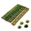 Diorama Grass Flower Mixed Flower Railway Architectural Miniature Garden DIY Miniature 120 Pieces Model, Lawn, Cluster, Colors, Flowerbed, Field,