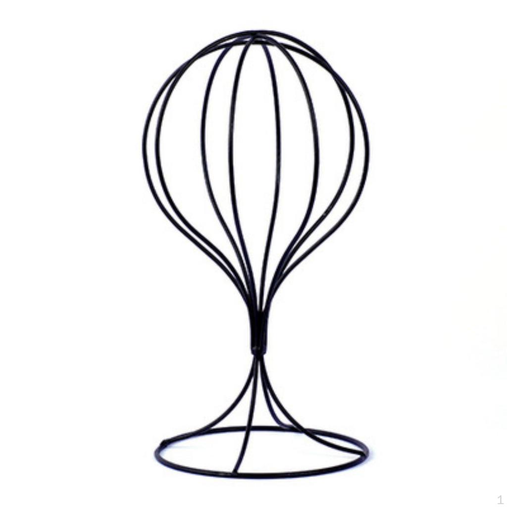 Metal Wire Hat Stand Minimalist Design Freestanding Display Space Saving Pedestal