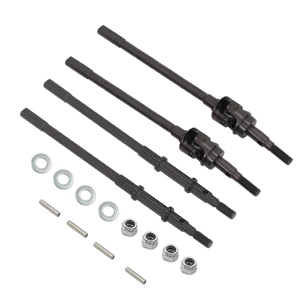 CVD Drive Shaft Dogbone Heavy Duty Universal AR44 Axle Front and Rear for RC 1/10 Axial SCX10-II 90046 90047 JEEP Wrangler