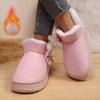 Women's Winter Bow Warm Snow Boots Indoor Slippers