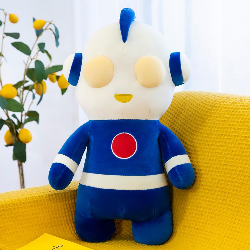 New Q Version Cute Down Cotton Plush Toy Doll Grab Machine Doll Throw Pillow Doll