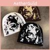 With Knit Hat Warmth Function Winter Beanie For Street Style Hiphop Enthusiasts