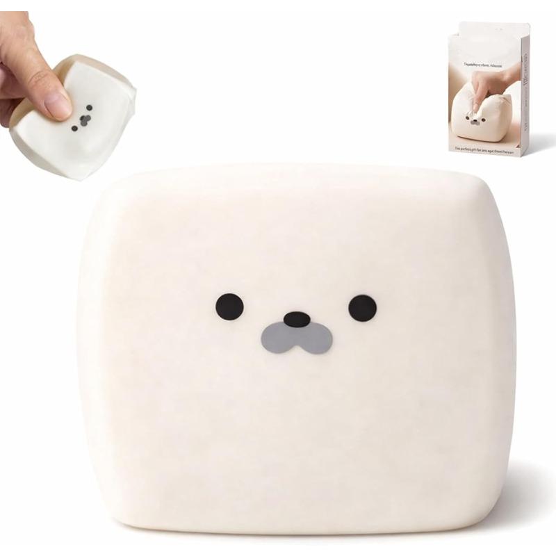 

Malleable Seal Milk Brick Squishy Toy, 2026 New Cute Soft Satisfyingly Reboundable Slow Rising Squeeze, Fun Handmade Squishies for Anxiety Relief 1PC