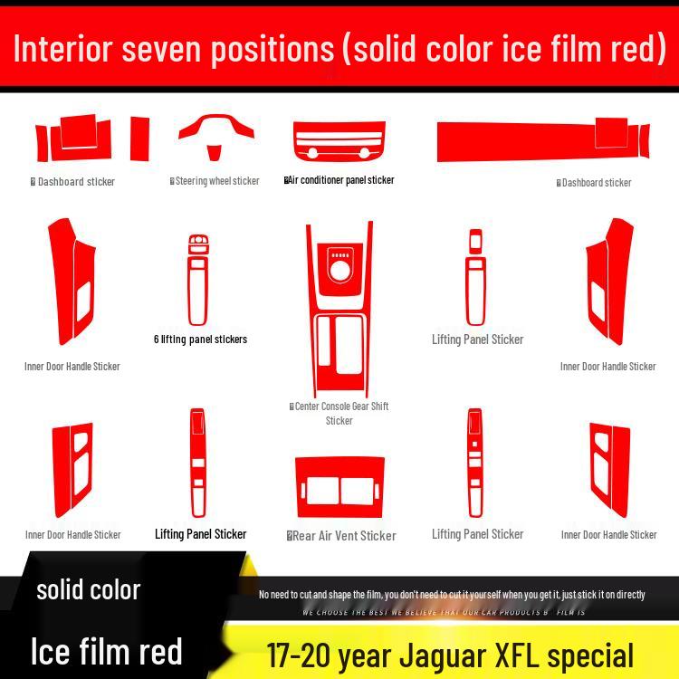 Jaguar XFL (2017-2020) Película Protetora Interior de Fibra de Carbono