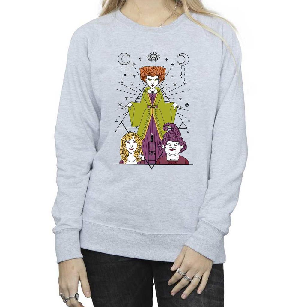 Disney Womens/Ladies Hocus Pocus Candle Sweatshirt