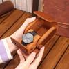 Premium Genuine Cowhide Watch Box: Dustproof, Shockproof, Removable Storage for Mechanical Watches