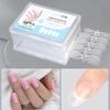 100Pcs/Box Matte Fake Nails No Polishing Press On False Nails Medium Short Design High Matt Soft Gel Nail Tips For Extension
