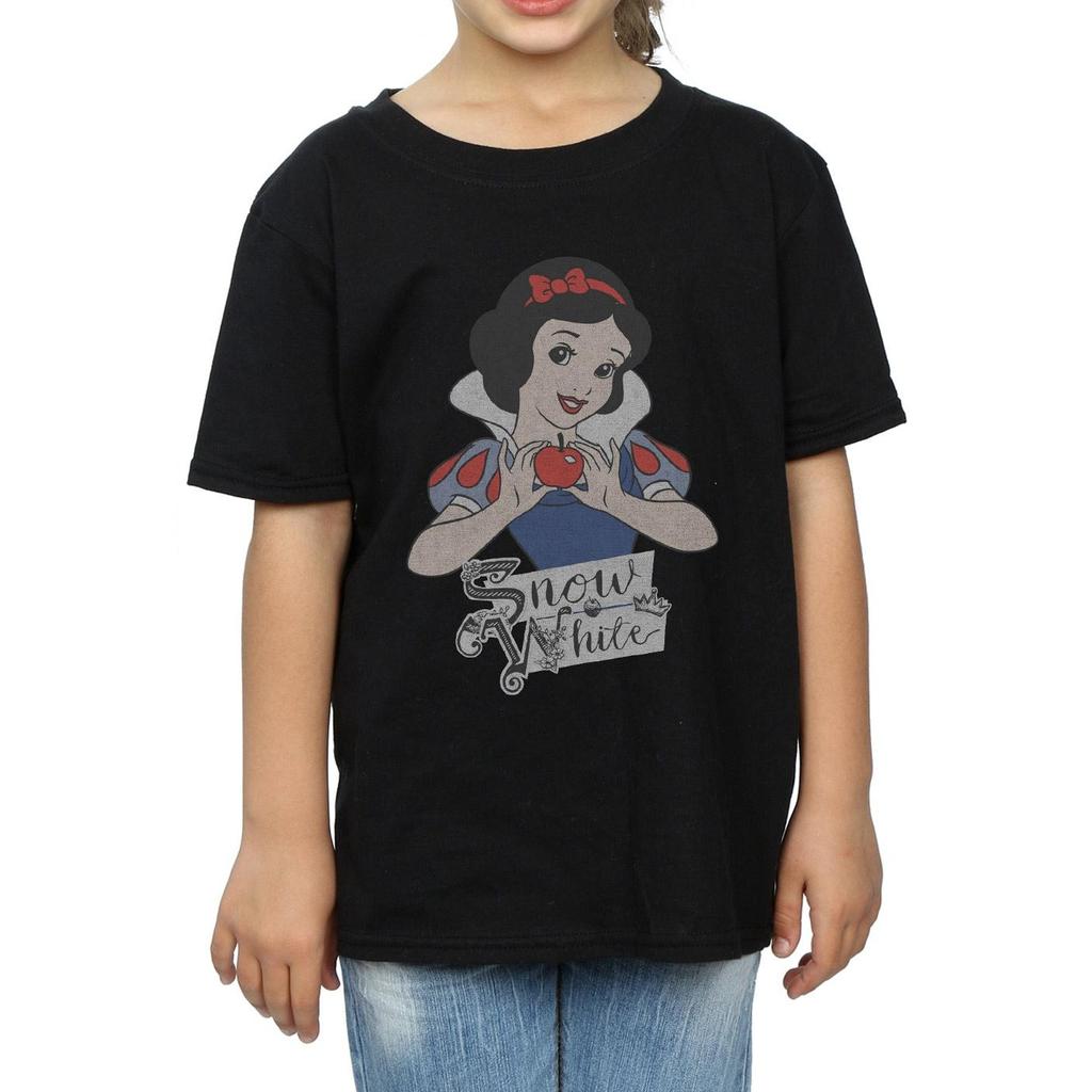Disney Princess Snøhvit eple bomull T-skjorte for jenter