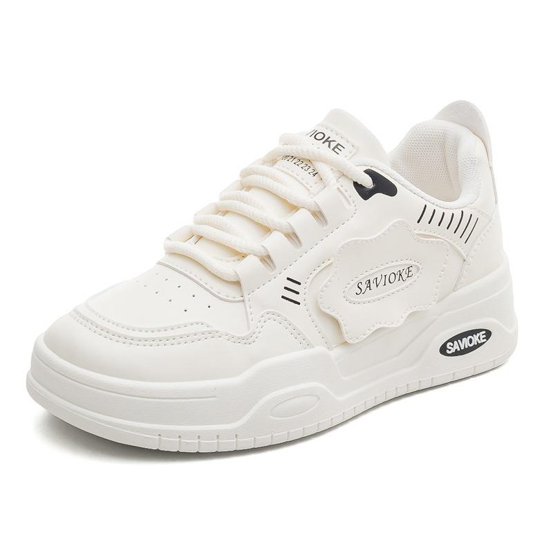 Autumn New Little White Shoes Women's Shoes Versatile Casual Sports Shoes Thick Baseplate Shoes Spring and Autumn