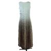 FENDI [Excellent Condition/Domestically Authorized/Made in 2011] FDD027ARUF Monogram 100% Silk Maxi Dress dress 38 multicolorUsed