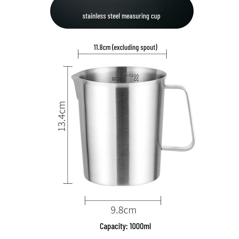 Tasse à mesurer épaissie en acier inoxydable 304 Xihe