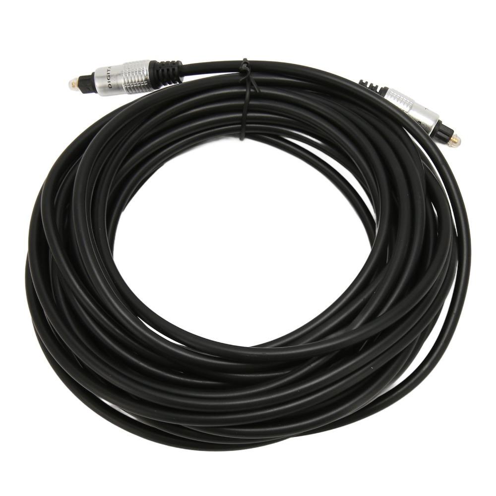 Gold Plated Digital Sound Cable Aluminum Alloy Housing Fiber Optic Cable Digital Audio Devices