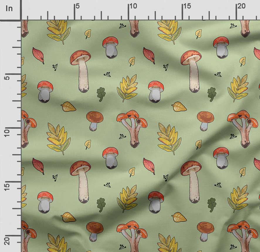 Soimoi Veggies Print,  Cotton Cambric, Quilting Fabric Sold by The Yard 42 Inch Wide, Medium Weight Cotton Fabric, Sewing  Supplies,Aquamarine