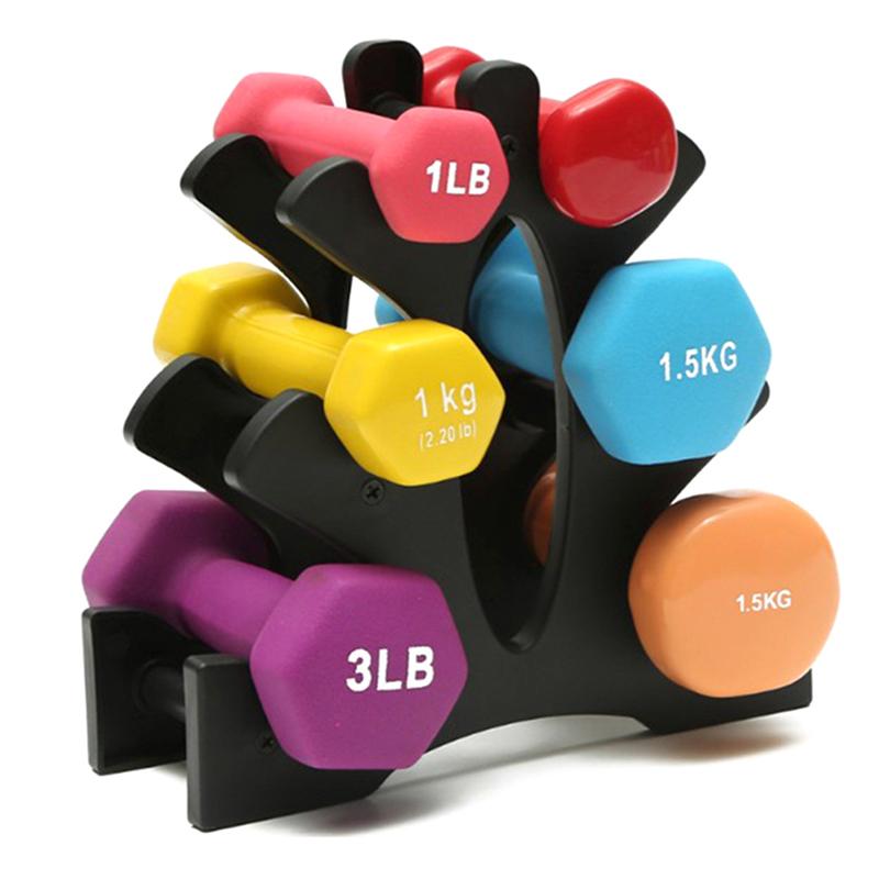 3-Tier Dumbbell Storage Rack Stand Multi-Layer Hand-Held Dumbbell Storage Rack Home Office Gym Dumbell Weight Rack