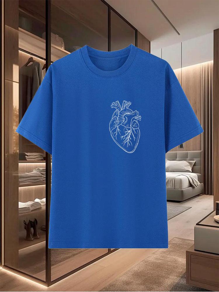 Summer Men's Pure - Cotton T - Shirts Sleeve Design Offering a Casual Versatile and Trendy Look as an Upper Garment