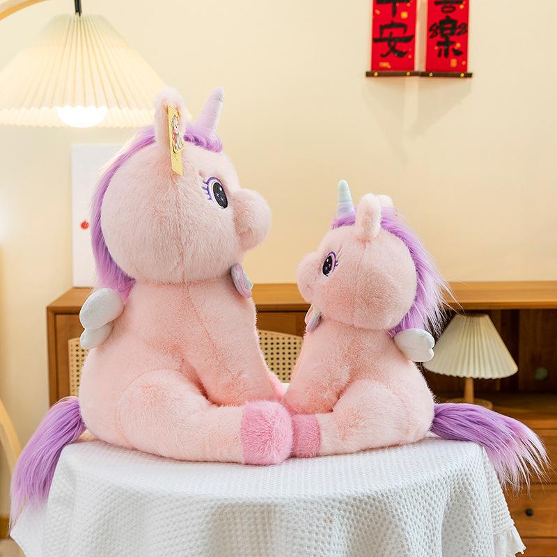 Super Cute Starry Unicorn Plush Toys for Best Friends Birthday Gifts for Girls' Bedroom Ornaments Cradle Machine Redeem