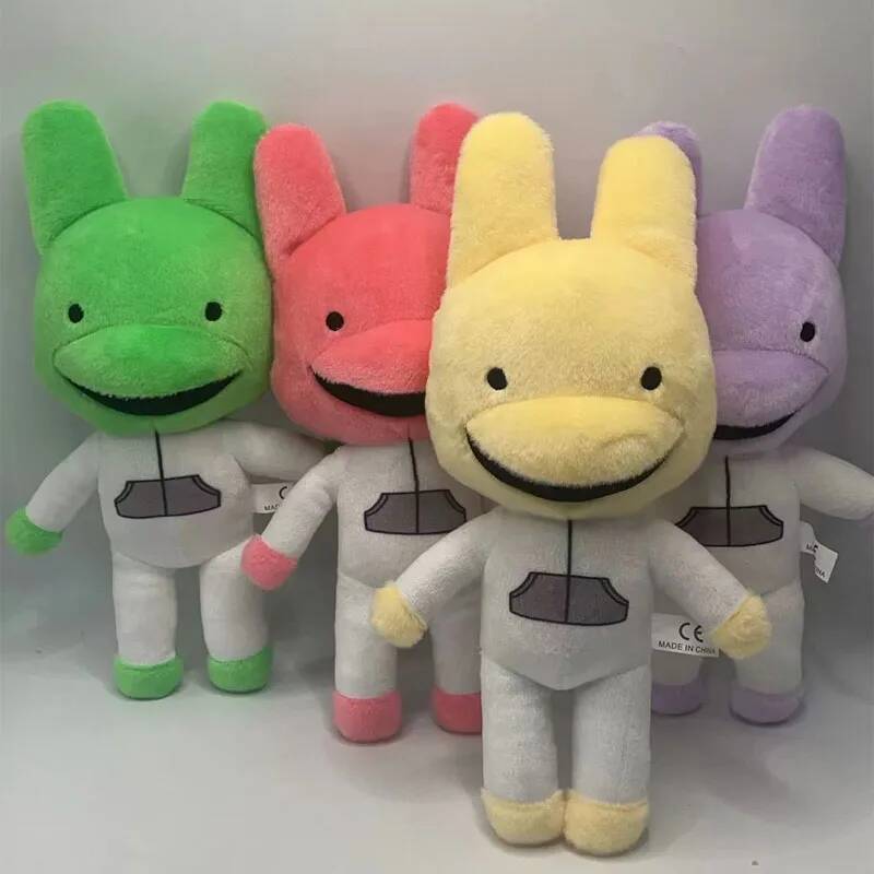 Game Animal Hospital Plush Toy Blue Dog Horror Soft Stuffed Cartoon Doll Collectible For Adult Fans Back To School Keychain Gift