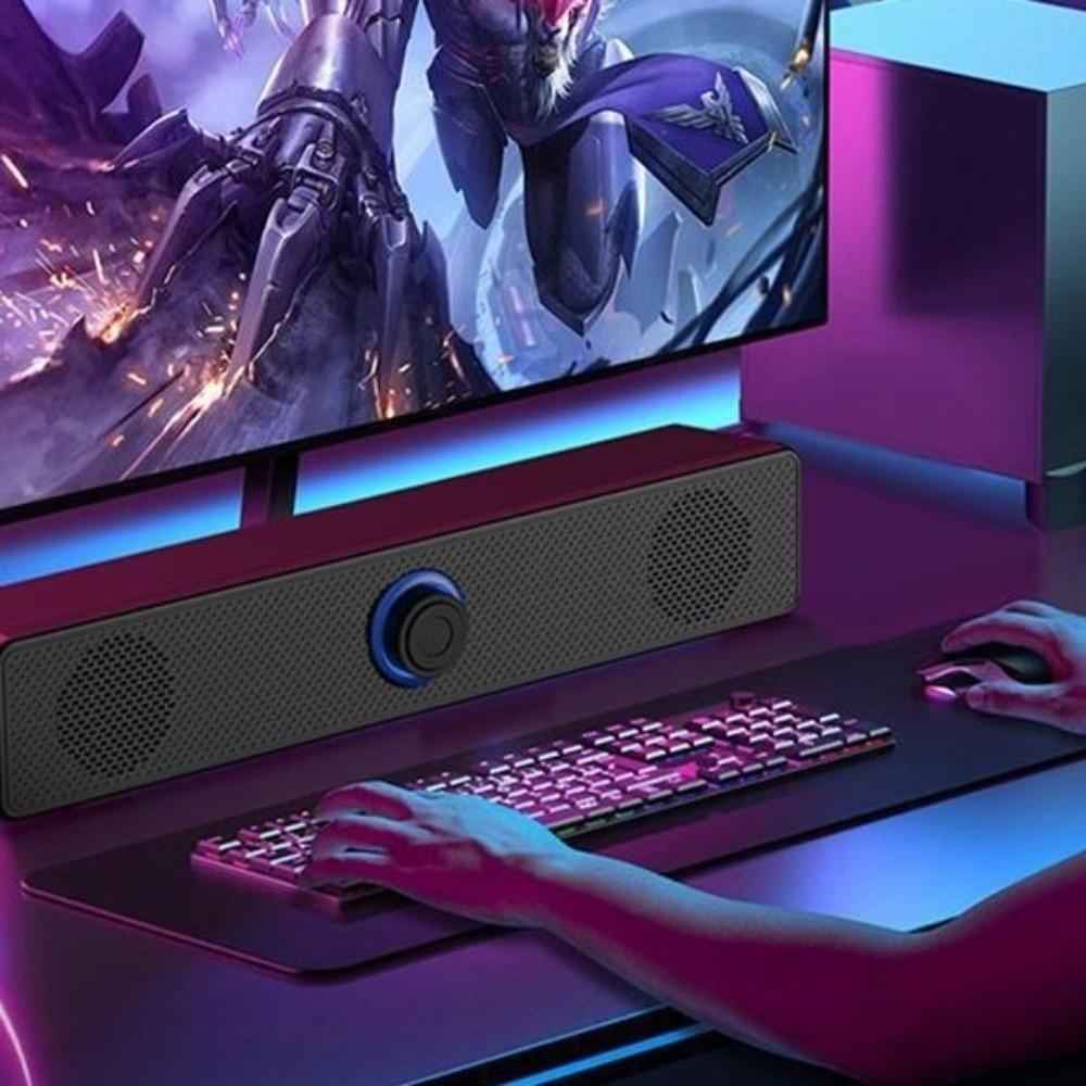 Wireless Bluetooth Speaker Stereo USB Powered Soundbar PC Soundbar Conference Room