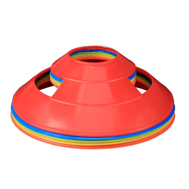 Sports Training Marker Discs: Hollow Round Hole Ground Cones for Football and Basketball