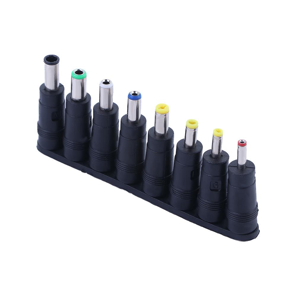 1 Conversion Plug Laptop Power Adapter Charging Cord DC Connector DC Power Supply Adapter USB to DC Jack Interchangeable Plugs