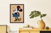 Yanoman Jigsaw Puzzle Silhouette Frame Disney Minnie Mouse Exclusive Patterned Mount with Ornament Stickers Cell Cover Hanging Cord Panel Frame UV-Cut
