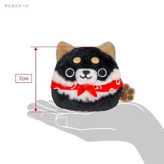 Sanei Boeki Dango Friends Inu Kuroshiba Size Approximately W7.5D6H7cm Plush Toy