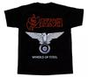 SAXON Wheels Of Steel Kurzarm Unisex T-Shirt N1907_12 Unisex T-Shirt