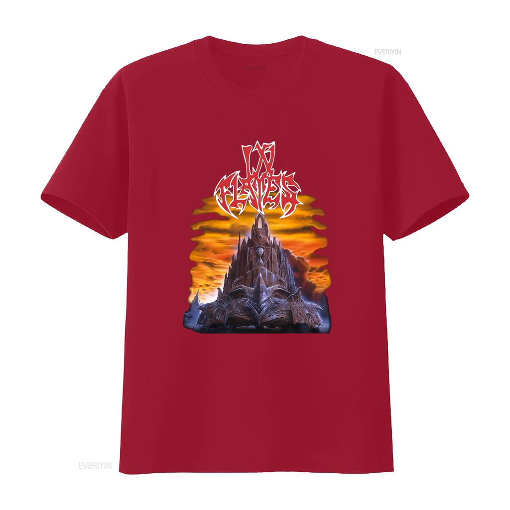 In Flames Tričko The Jester Race Rockový Koncert Vintage Design Kapela Heavy Metal vintage Vyprané Univerzální Mírně Unisex Měkké