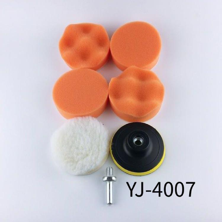 4 inch Sponge Wheel, 100mm Polishing Disc, Flat Wave Polishing Wheel M10 YJ 4007