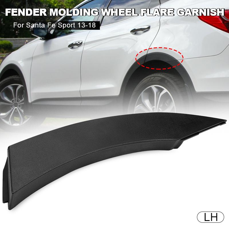 87742-4Z000 87742-4Z500 Kotflügelverkleidung hinten Radlaufleiste Zierleiste Für Santa Fe Sport 2.0L & 2.4L 2013 2014 2015 2016 2017 2018