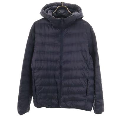 Nylon Light Down Jacket L Navy System Men's Used