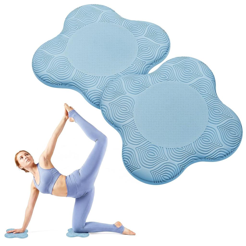 Yoga Knee Pads Set of 2 – Extra Soft Non-Slip Yoga Knee Pad Cushion for Knees Elbows Wrists – Pilates & Workout Knee Pads for Floor