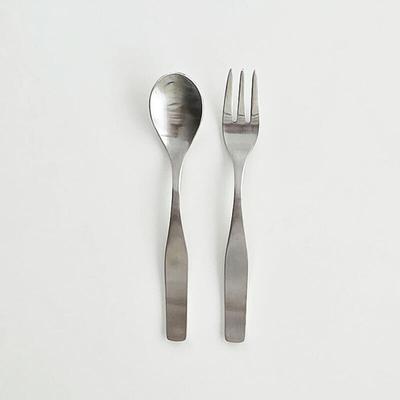 Domestic Basic Teaspoon Tea Fork Home Cafe Cutlery Gift