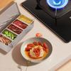 3/4/5/6 Gird Seasoning Box Stainless Steel Kitchen Spiece Storage Box  Commercial