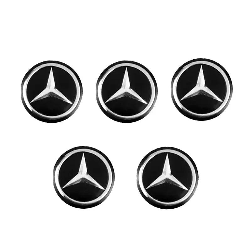 C200 E200 Für Mercedes Benz Auto Emblem Abzeichen Aufkleber Auto Steuer Schlüssel Logo Dekoration Für Mercedes Benz AMG W204 W203 W205 W206