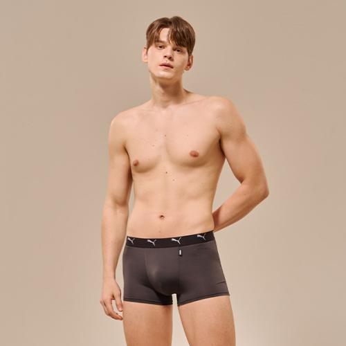 

[Puma] Steel Cat Logo Boxer Briefs PMMDOEO22/96 [Shipped from Korea] 100% Authentic Dark Grey - 095